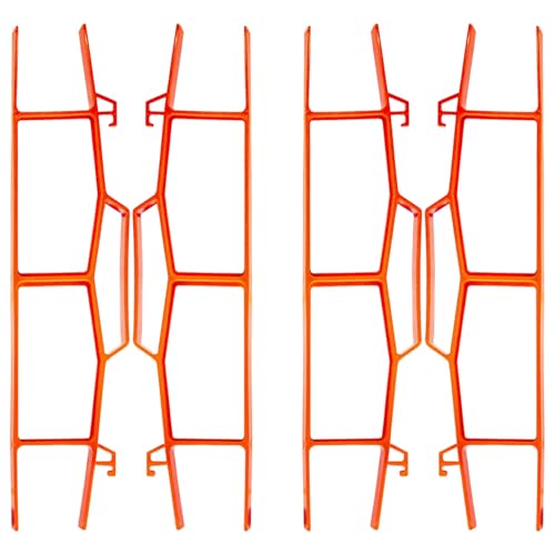 17.5" Plastic Cord Wrap Organizer – 4 Pack Orange Cable Organizer with Handle for Extension Cords, Ropes & Hoses