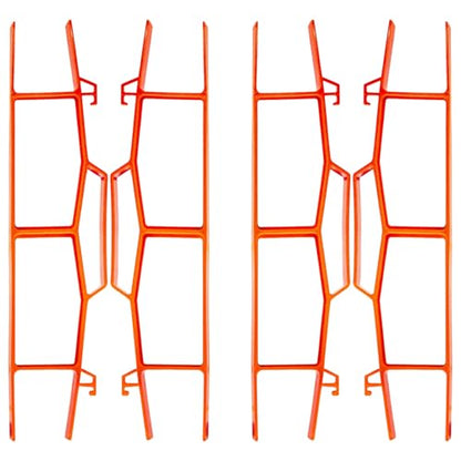 17.5" Plastic Cord Wrap Organizer – 4 Pack Orange Cable Organizer with Handle for Extension Cords, Ropes & Hoses