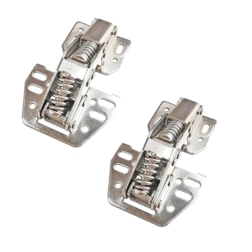 Qrity 2 PCS Cabinet Hinges Closet Hinges, Heavy Duty Lid Stay Hinges, Lid Stay, Furniture Door Lift Stay Support Hinge - color: Heavy duty hinges, size: 2 Units
