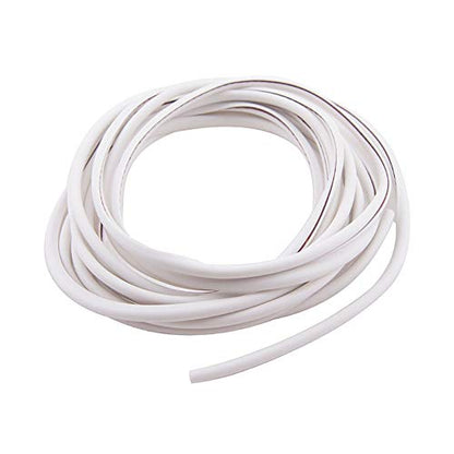 ESUPPORT 16ft 5M U Shape Car Door Moulding Rubber Scratch Protector Strip Edge Guard Trim Seal White - color: White