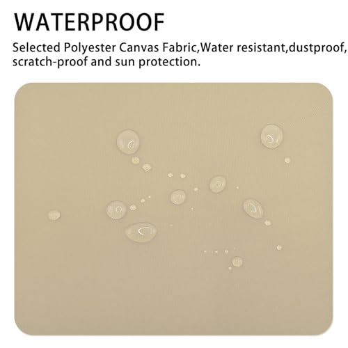 Gheeidau Canvas Repair Patch 9×11 Inch 3Pcs Waterproof Self-Adhesive Fabric Repair Patch for Tents,Boat Cover,Pop Up Canopy,Patio,Bags,Car Seats,Sofas,Furniture Cover (Beige) - color: Beige, size: 9"×11"×3PCS