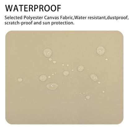 Gheeidau Canvas Repair Patch 9×11 Inch 3Pcs Waterproof Self-Adhesive Fabric Repair Patch for Tents,Boat Cover,Pop Up Canopy,Patio,Bags,Car Seats,Sofas,Furniture Cover (Beige) - color: Beige, size: 9"×11"×3PCS