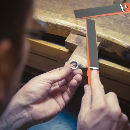Sanding Stick Polishing Sandpaper, Flat File Sanding Strips Jewelry Grinding Polishing Maintenance Tools with Handle Manual Replaceable Abrasive Paper Clip Wood Metal Furniture Restoration Cabinets