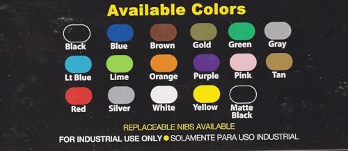 Enamel Paint Markers MPD-15 | BROWN - 1 Pack | Permanent Marks on Metal, Glass, Rubber, Plastic & more, Waterproof UV Resistant - color: Brown
