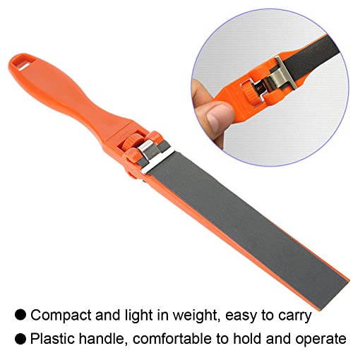 Sanding Stick Polishing Sandpaper, Flat File Sanding Strips Jewelry Grinding Polishing Maintenance Tools with Handle Manual Replaceable Abrasive Paper Clip Wood Metal Furniture Restoration Cabinets
