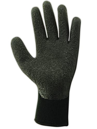 MAGID D-ROC ANSI A2 Thermal Latex Palm Coated Work Gloves, 1 Pair, GP400W - size: 10/XL, style: 1 Pair