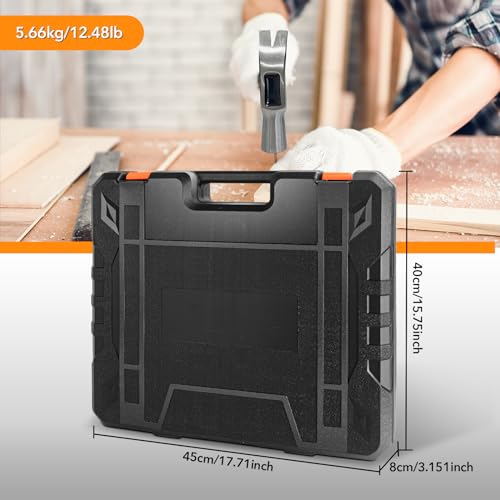 Home Tool Kit 157PCS Basic Household Auto Repair Tool Set Car Toolbox General Hand Tool Kit for Home Men Women DIY with Plastic Toolbox Storage Case Pliers Wrench Combination - color: GJX157S