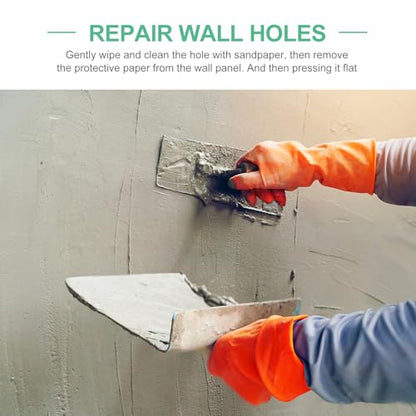 Holibanna 3pcs Wall Repair Patch Self-Adhesive Drywall Hole and Ceiling Repair Mesh Patch Kit for Home Wall Surface Restoration (4", 6", 8")