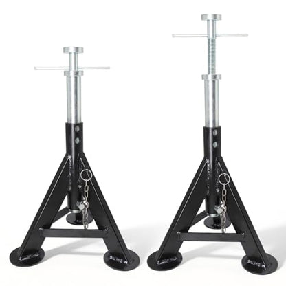 BESTOOL RV Supports Stabilizer Jacks, Travel Trailer Stabilizer Jacks Camper Jack Stands from 17.3" to 30." 5Ton /12000 lbs Capacity, 2PC - color: Black-Standard RV stabilizer jacks/2PC