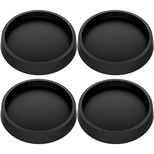 Furniture Coasters,Caster Cups,Furniture Leg Protectors 2.5 Inch 4pcs Rubber Pads no Slip for Hardwood Floors Black - size: 2.5 inch