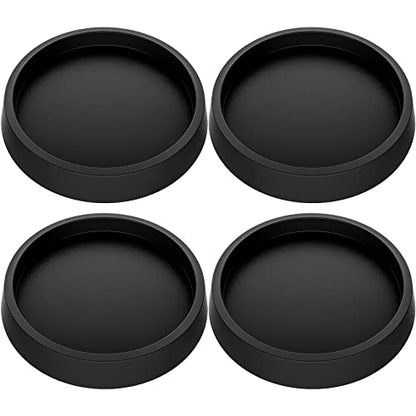 Furniture Coasters,Caster Cups,Furniture Leg Protectors 2.5 Inch 4pcs Rubber Pads no Slip for Hardwood Floors Black - size: 2.5 inch