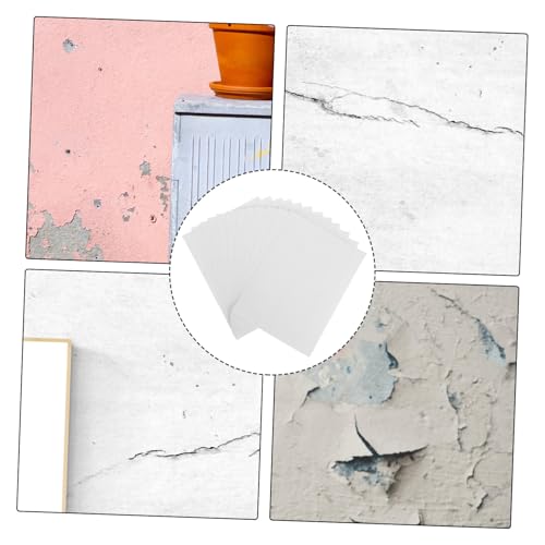 TEHAUX Vinyl Siding Repair Kit 12 Self-Adhesive Wall Repair Patches for Cracks Holes Covering 8.26X5.90 Inch Durable Vinyl Patch Stickers for Home Office Store Wall