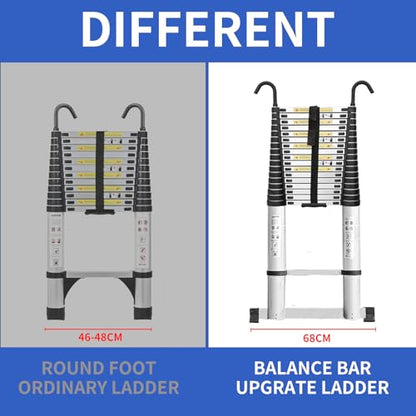 JADDUO Telescopic Ladder Balance Pole - size: Ladder Balance Pole