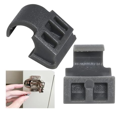 E.H.C. 86 Degree Restriction Clips for Most Major Brand Face Frame Hinges. Limit’s The Hinge to 86 Degrees Allowing Cabinet Door to Stop. 4 Restriction Clips per Bag No More Bang