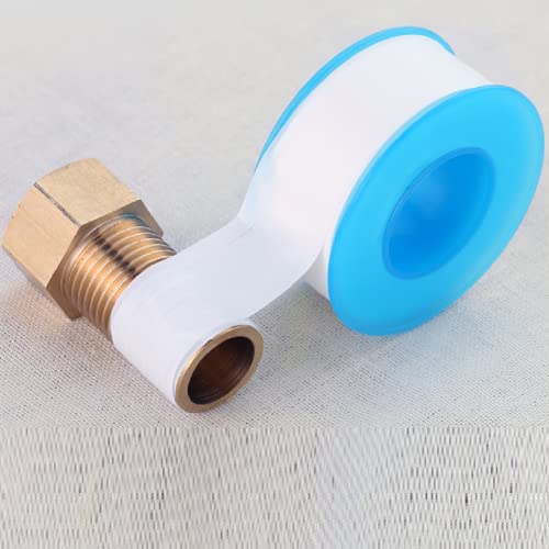 Othmro 6Pcs PTFE Industrial Sealant Tape 0.78inch Width, 7.87mil Thick, 787inch Length Plumbing Tape Pipe Tape PTFE Pipe Sealant Tape Industrial Thread Sealants Teflon Tape for Plumbers White Orange