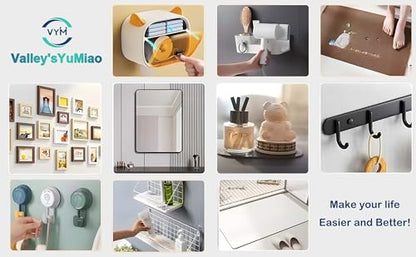 Valley'sYuMiao 2Rolls, Nano Double Sided Mountinging Tape, Adhesive-self Heavy Duty Tape, 2 Sides Sticky Tack Tape for Painted Walls AC Hanging Clear, 0.7in×10fts, 20fts Total Long - size: 2Rolls, 0.7″, 20fts TL