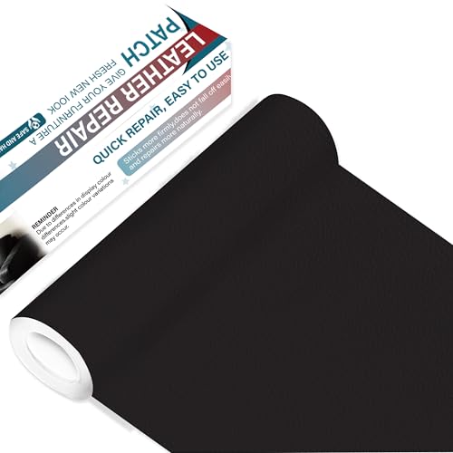 Leather Repair Patch Tape,16x63 inch Self Adhesive Leather Patches for Furniture,Vinyl Leather Repair Kit for Couches,Car Seats,Sofas,Office Chairs,Coffee - color: Coffee, size: 16*63inch