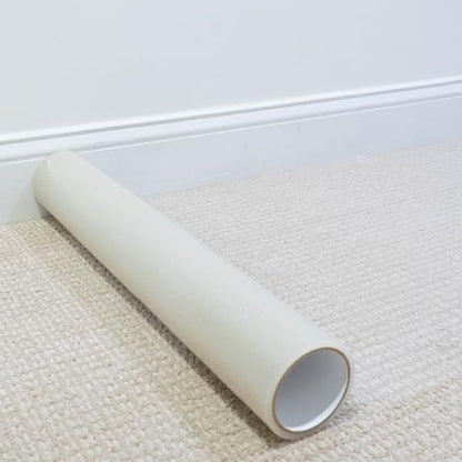 PAD 'N PROTECT Heavy Duty Temporary Carpet Protection Film. Easy Unwind, Strong with Self Adhesive Backing for Carpet and Stair Rug, 2.5 Mil., Clear, Reverse Wound. Paint & Waterproof (36" x 500') - size: 36" x 500'