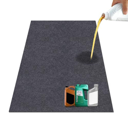 Oil Spill Mat，Garage Floor Mat，36" x 72" Premium Absorbent Oil Pad – Protect Garage Shop Floor Surface，Absorb Materials，Anti-Slip and Waterproof Backing，Car Repair Mat，Washable - size: 36" x 72"
