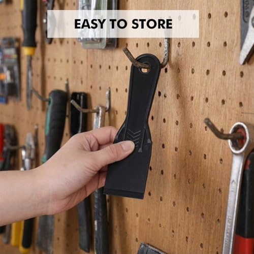 36 Pcs Plastic Putty Knife 2 Inch Black Flexible Putty Knife Scrapers Tool Knives for Repairing Walls Pasting Painting Plaster Taping Repairing Drywall