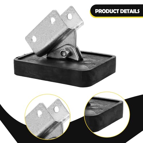 Generic 4 Pieces Extension Ladder Stop Mat Ladders Aid Stopper Stepladder Accessories Non Slip Rubber Ladder Stabilizer Anti Skid Mat