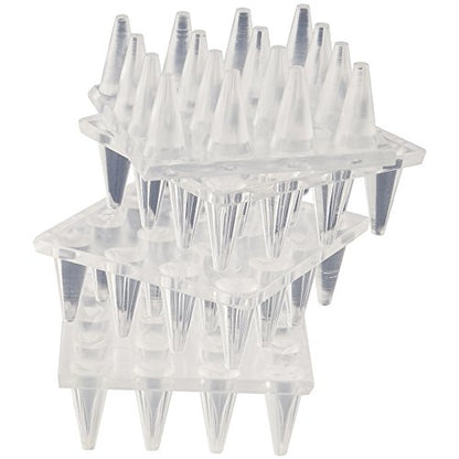 SoftTouch 4" Square Adhesive Anti-Dent Carpet Protectors with 5/8" Spiked Bottom, Self-Stick Spiked Furniture Pads for Tables, Beds, Sofas, Chairs, Set of 2, Clear - style: 5/8" Deep Pile Carpet