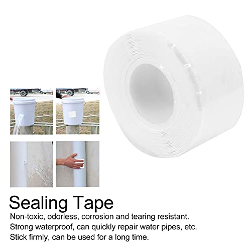 Waterproof Rubber Tape, Silicone Rubber Tape, Strong Adhesion Tape for Water Pipe, Plumbing Repairs