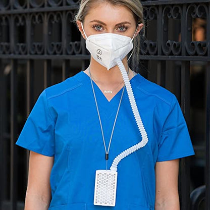 BROAD Breathe Freely AirPro Mask Reusable Air Purifying Respirator with HEPA Filter