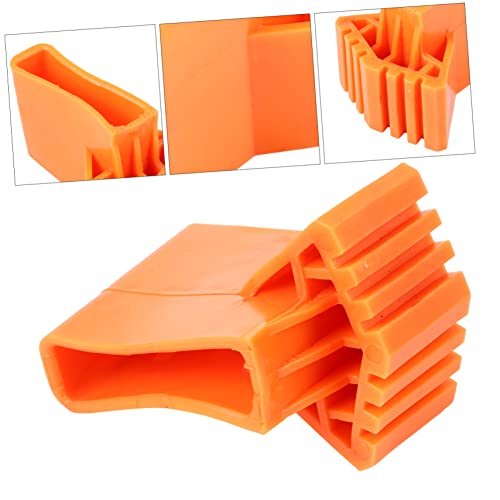 4Pcs Non Slip Ladder Feet Mat Durable Rubber Cushion for Ladder Stability Easy Installation Home Supplies Accessory to Protect Floors from Sliding for Step Ladders