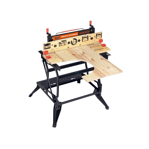 BLACK+DECKER Workmate 825 Deluxe Dual-Height Workbench, WM825-XJ