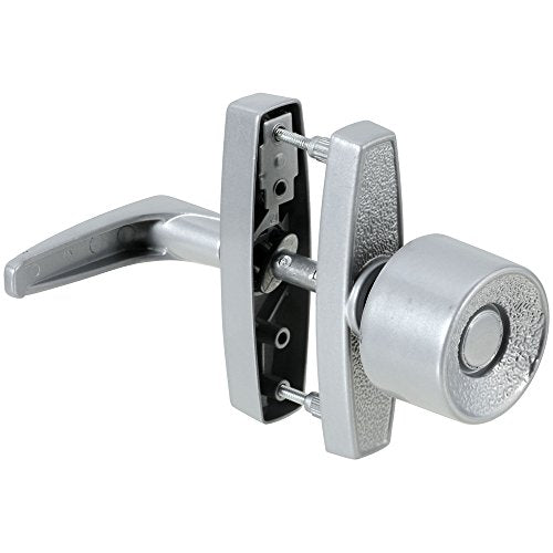 National Hardware N212-993 Screen & Storm Door Knob Latch, Silver, Fits 5/8 in.–1-3/8 in. Thick Screen or Storm Doors, 1-1/2 in., 1-3/4 in. or 3 in. Hole Spacing - color: Silver