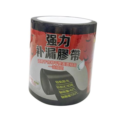 GLEAVI Waterproof Sealant Tape for Pipe Repair Strong Self-Adhesive Industrial Sealant Tape Black PVC Suitable for Plumbing and Water Pipe Sealing