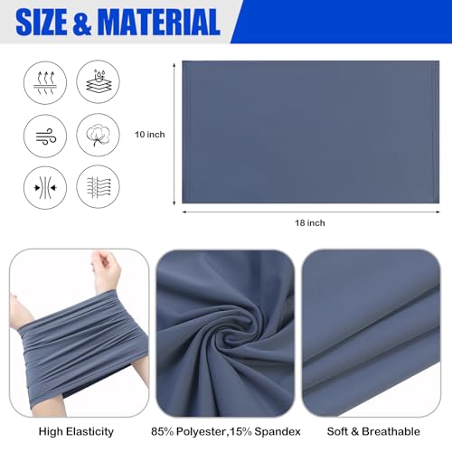 Mandydov Summer Cooling Neck Gaiter Face Mask Breathable Balaclava, UV Protection Wind Dust Proof Face Cover Scarf - color: Combo 3
