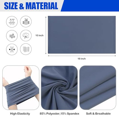 Mandydov Summer Cooling Neck Gaiter Face Mask Breathable Balaclava, UV Protection Wind Dust Proof Face Cover Scarf - color: Combo 3