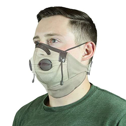 ATV Tek Pro Series Rider Filtered Dust Mask (Tan/Black, Universal)