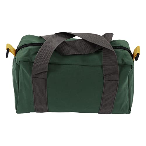 Dioche Wide Mouth Tool Bag Canvas Portable with High Capacity Storage 12in for Technicians Ideal for Hardware Tools (12 Inch) (14 Inch (33x15x24cm/12.99x5.91x9.45in))