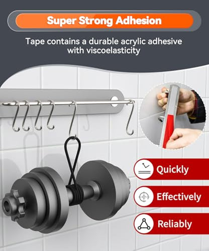 Double Sided Tape Heavy Duty, 15FT Outdoor Heat Resistant Automotive Waterproof Mounting Tape, 1.2In Width Super Strong Adhesion Foam Tape - size: 1.2In Width - 1 Rolls