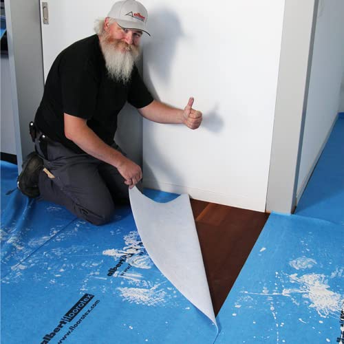 Albert Floorotex Blue All Purpose Temporary Floor Protection - 280 sqft (40" x 84') Roll - size: 280sq/Ft