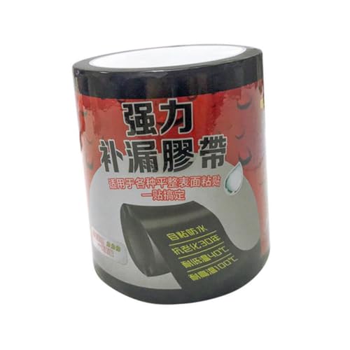 Mikinona Waterproof Sealant Tape for Industrial Pipe Repair Strong Adhesive Self-Sealing PVC Leak Repair Tape Black for Plumbing and Water Leakage Prevention