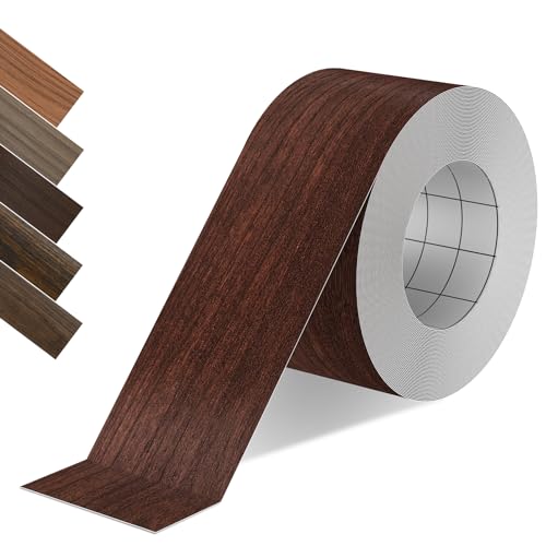 Wood Grain Repair Tape, 2.4 inch X 50ft Self Adhesive Cherry Grain Repair Patch for Tables, Chairs, Baseboards, Doors, Windows, Floors, Handicraft DIY. - color: Cherry, size: 2.4"x 50ft