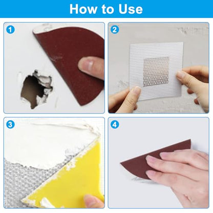 Waziaqoc 8 Pack 2 Inch Drywall Patch, Aluminum Drywall Repair Kit, Heavy Duty Wall Hole Repair Patch, for Home Renovation Projects - size: 2 X 2 Inch