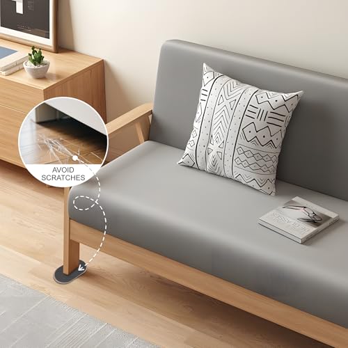 8PCS Furniture Sliders, 9-1/2" X 5-3/4" Large Furniture Movers Sliders, Reusable Sliders for Furniture on Carpet for Heavy Furniture, Furniture Moving Made Simple! - size: 9-1/2" X 5-3/4" (Beige)
