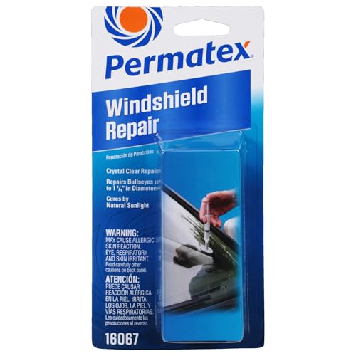 Permatex 16067 Bullseye Windshield Repair Kit, .025 oz. Syringe, .025 Ounce Syringe , White - size: .025 Ounce Syringe