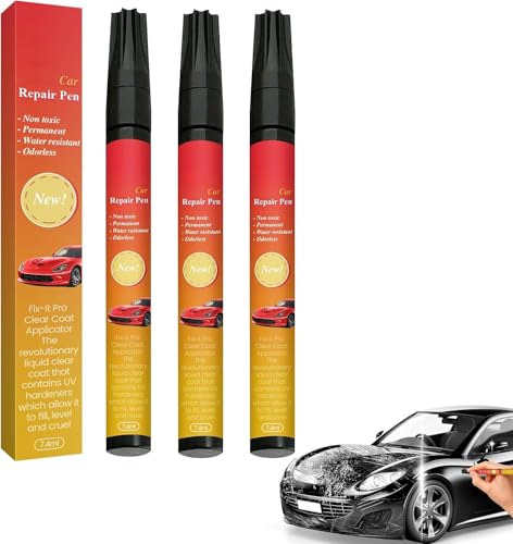 3PCS 2026 New All Cars Magic Pen, Magic Car Scratch Removal Car Scratch Repair Pen Set, Weatherproof Touch up Cars Scratch Remover Repair Paint Pen for Vehicles