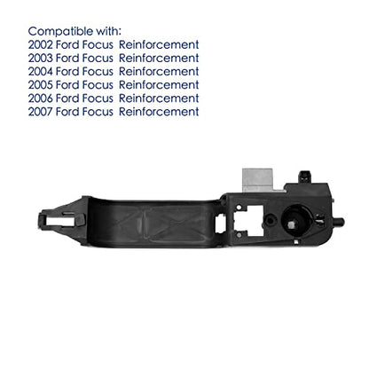 Front Driver Side Exterior Door Handle Reinforcement for Ford Focus 2002 2003 2004 2005 2006 2007,Replace# 81970, 6S4Z5426685C, 6S4Z-5426685-C, Black
