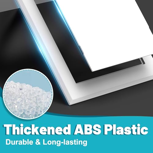 Self-Adhesive Access Panel, 4-7/8" x 7" Heavy-Duty ABS Plastic Wall Access Panel, Wall Hole Cover for Plumbing, Electrical Cables, Wiring, Easy to Install Wall Panels, White
