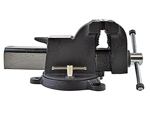 Yost Vises 906-AS 6" Heavy Duty Steel Bench Vise, Black - size: 6", style: Heavy Duty