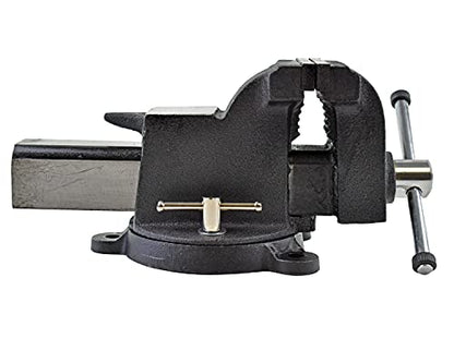 Yost Vises 906-AS 6" Heavy Duty Steel Bench Vise, Black - size: 6", style: Heavy Duty