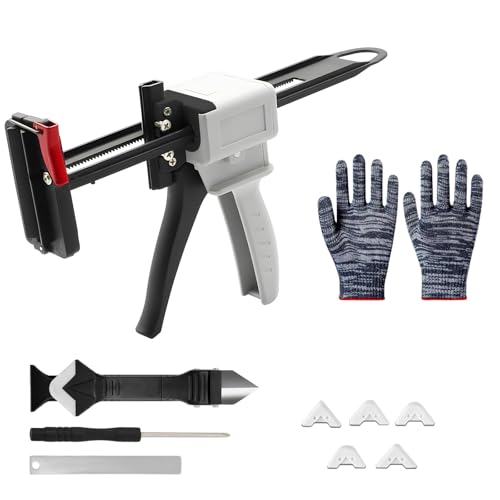 2026 New Toothpaste Tube Gun,Toothpaste Tube Glue Gun Squeezing Machine,Silicone Caulk Guns,Toothpastes Guns Dispenser,for DIY Projects,Caulking Sealant,Silicone Glue(White)