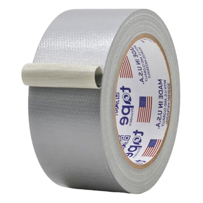 MAT Duct Tape Silver (Gray) Industrial Grade, 2 inch x 60 ft. Waterproof, UV Resistant for Crafts, Home Improvement, Repairs, & Projects - color: Silver
